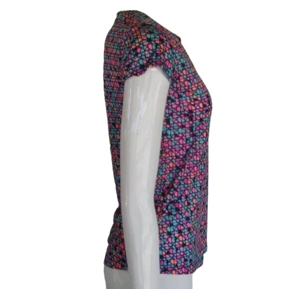 new C9 CHAMPION Activewear Top, XL, V-neck SS, Geometric, Short sleeves - Picture 4 of 11